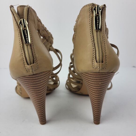 Vince Camuto Alaizah Braided Caged Womens Sandal Beige Size 10 US 42 EU No Box. - Picture 11 of 16
